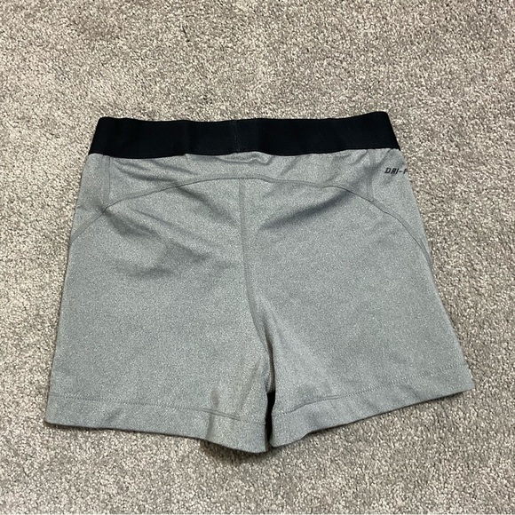 Nike Pro Women's Athletic Shorts - Gray and Black - Picture 11 of 11